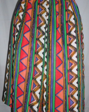 fusta din batist multicolor