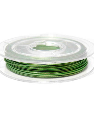 Sarma din otel siliconata, 0.38 mm, verde