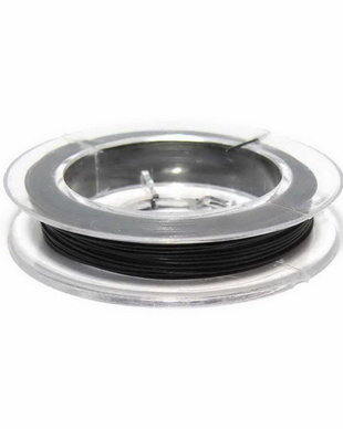 Sarma din otel siliconata, 0.38 mm, neagra