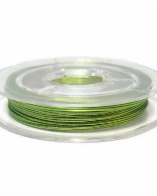 Sarma din otel siliconata, 0.45 mm, verde
