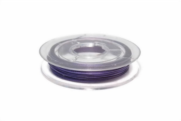 Sarma din otel siliconata, 0.45 mm, mov inchis
