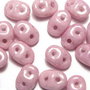 Margele din sticla, Superduo, chalk lila luster