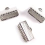 Capat sirag, platina, 13x7 mm (100 de bucati)