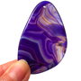 Pandant agata purple