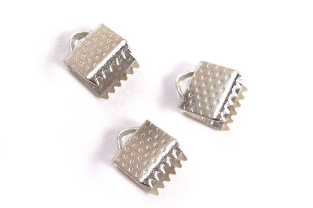 Capat sirag, platina, 8x6 mm (200 de bucati)