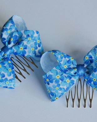 Set 2 agrafe cu viorele