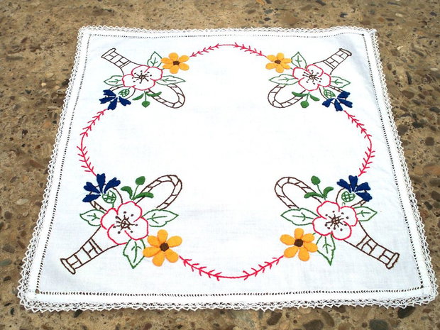 Broderie cu flori