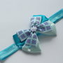 Bentita elastica cu motive turquoise