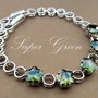 Bratara gold filled SUPER GREEN