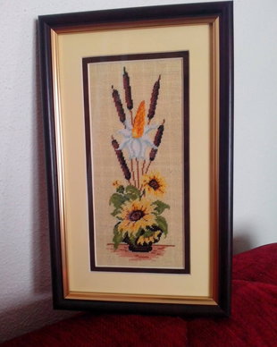 "Ikebana cu floarea soarelui"