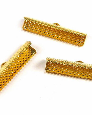 Capat sirag, 25x8 mm, auriu
