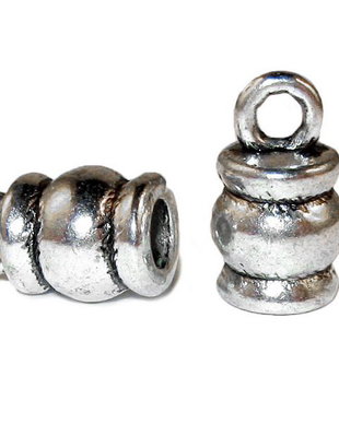 Terminatii sirag, 7x11 mm, argintiu antichizat