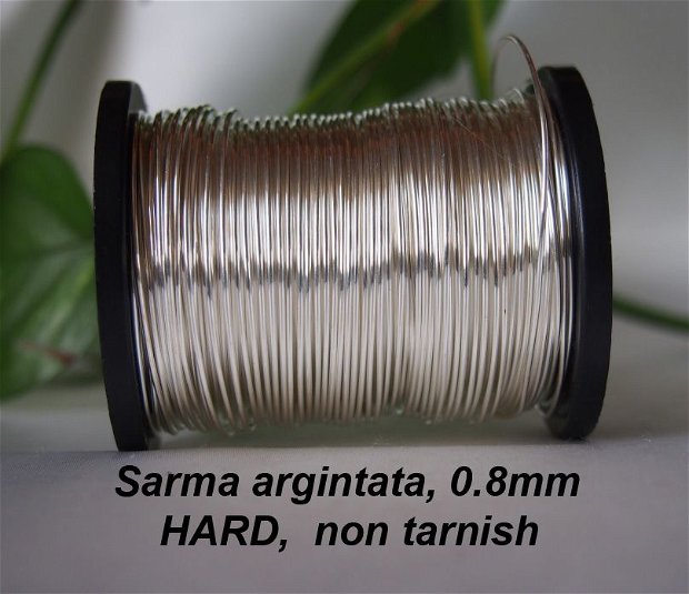 Sarma argintata 0.8mm, hard, non tarnish (1)