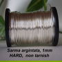 Sarma argintata 1mm, hard, non tarnish (1)