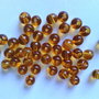 LMS650 - margele sticla galben coniac