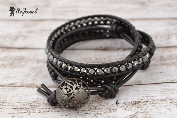 Bratara wrap ''Back to black 2'
