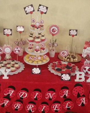 Ghirlanda decorativa, Banner cu gargarite handmade