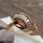 Inel gold filled zirconii PIANO rezervat M.