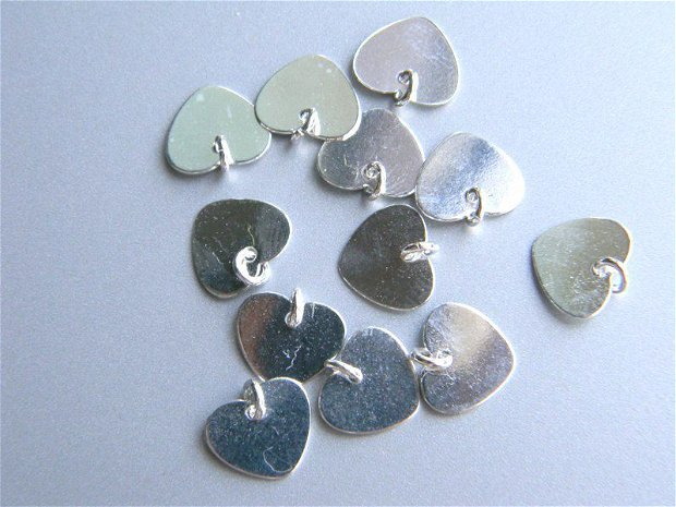 Charm "inimioara" argint 10 mm