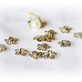 1b capac margele , margareta ,bronz ,9mm ( BZ0053)