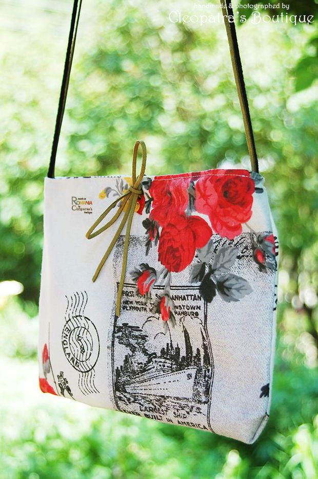 Rose letter & Newspaper bag