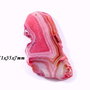 6223 - Pandantiv, agata feliata, crackle, forma neregulata, free form