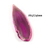 6225 - Pandantiv, agata feliata, crackle, forma neregulata, free form