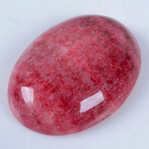 5900 - Cabochon, rodocrozit, oval, 40x30x10mm