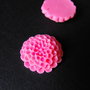 CABOCHON ROZ FLOARE - 24 MM