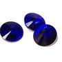 Cabochon din sticla, 16 mm, safir