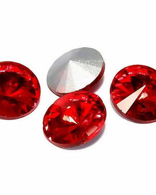 Cabochon din sticla, 16 mm, siam
