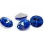 Cabochon din sticla, 14 mm, safir