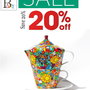 Ceainic Tea For One " Floating Colours " - Goa Trance Collection