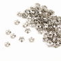 10b capace floare argintiu antichizat 6mm (SALAK 110)
