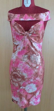 rochie shiny pink