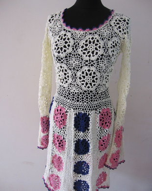 rochie crosetata