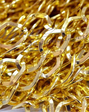 Lant auriu, 19x13x2.2mm