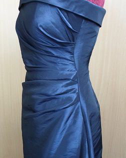 rochie lunga din tafta