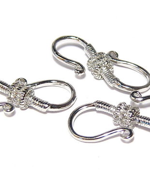 Inchizatoare carlig, platina, 22x10x5 mm