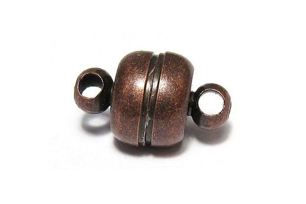 Inchizatoare cu magnet, 11x7 mm, cupru