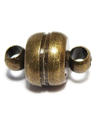 Inchizatoare cu magnet, 11x7 mm, bronz