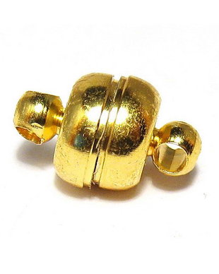 Inchizatoare cu magnet, 11x7 mm, aurie