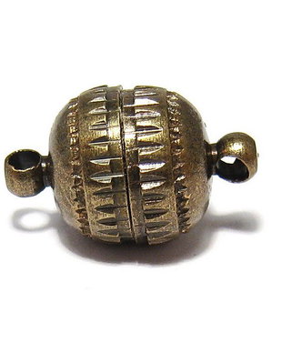 Inchizatoare cu magnet, 16x10 mm, bronz