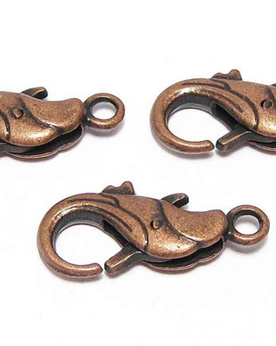 Inchizatoare rechin, cupru, 23x10 mm