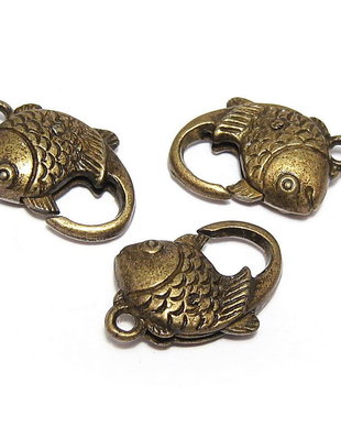 Inchizatoare pestisor, bronz, 20x12 mm