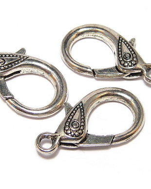 Inchizatoare lobster, culoarea platinii, 31x17 mm