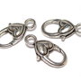 Inchizatoare inimioara, culoarea platinii, 23x14 mm