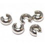 Crimp cover, 4 mm, platina