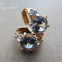 Cercei gold filled CRYSTAL