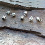 1b Capat snur argintiu antichizat  9x6mm (SALAK 112)